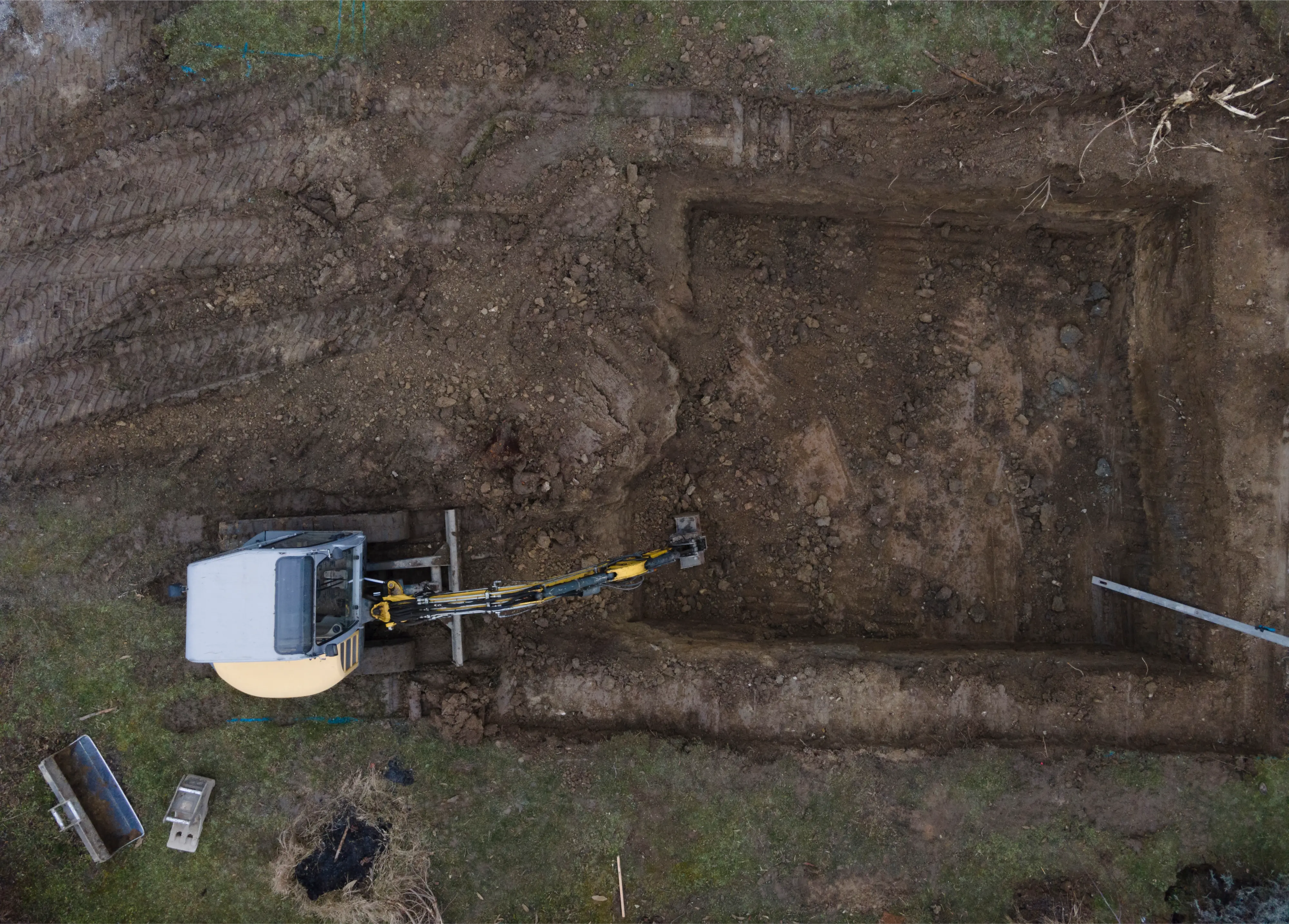 Pool excavation in Maitland