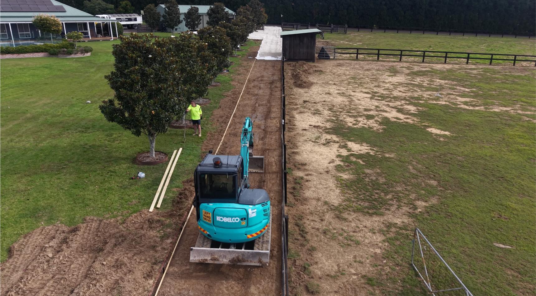 Plumb Excavations equipment fleet