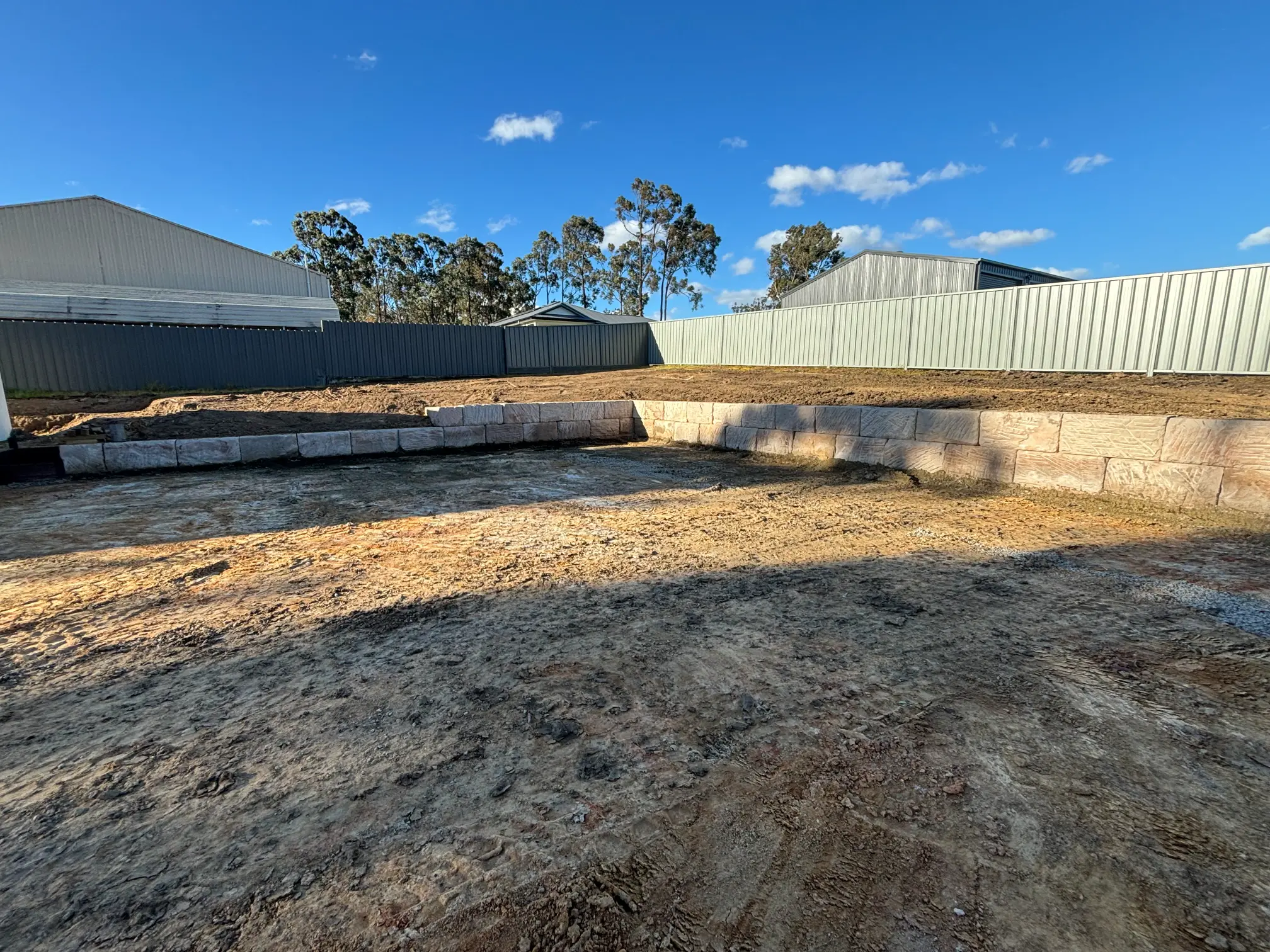 Site preparation in the Hunter Valley