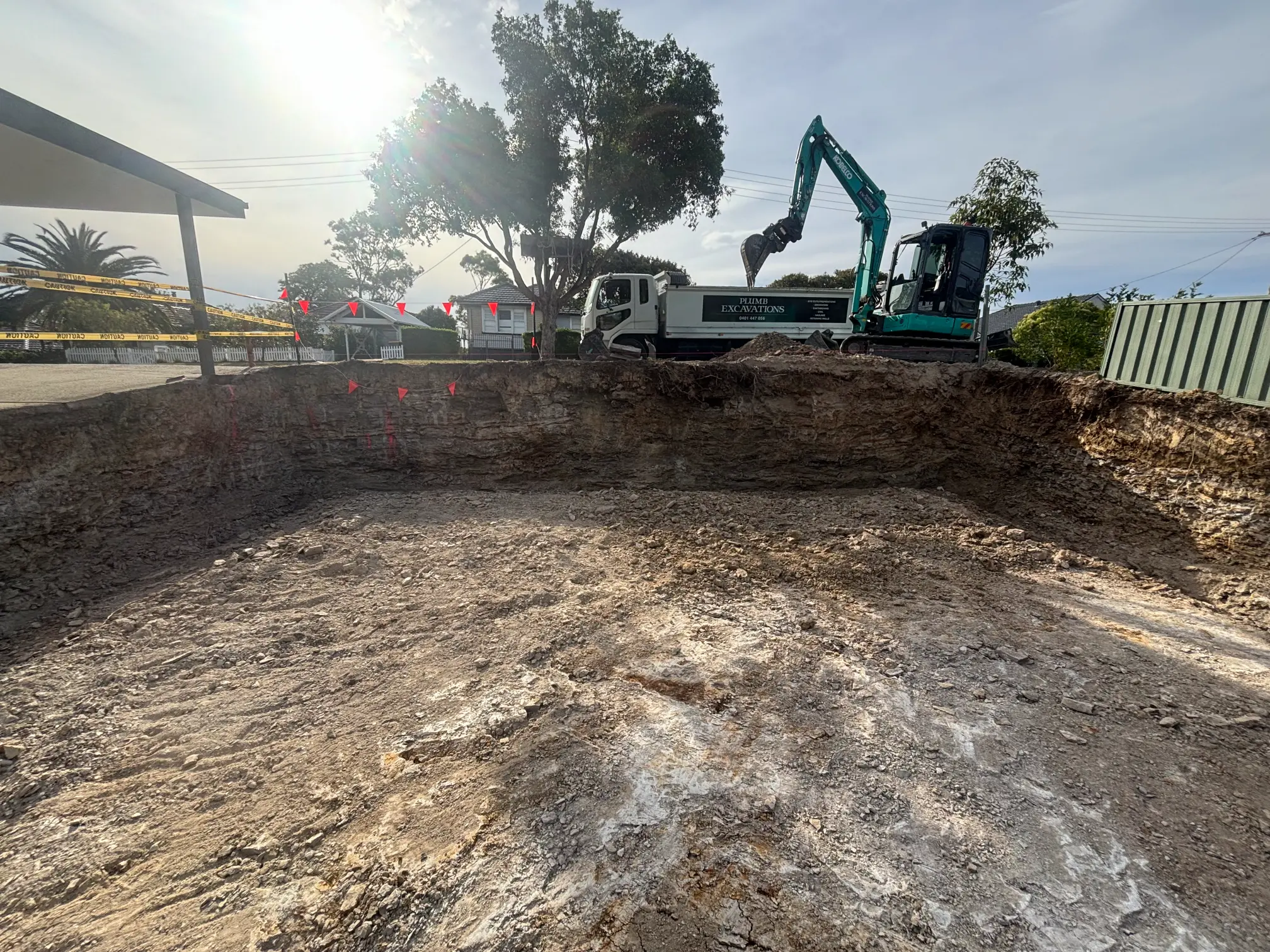 Excavation work in the Hunter Valley