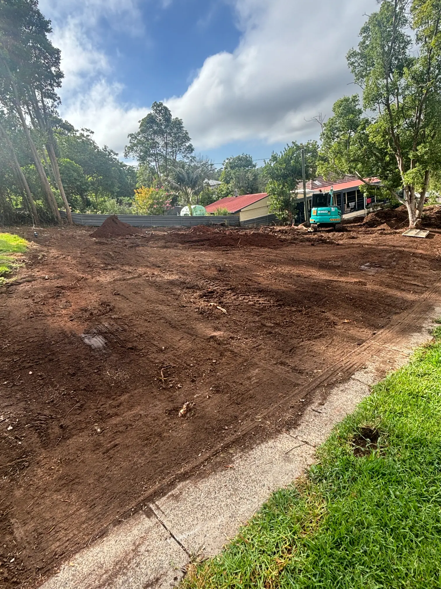 Site preparation in the Central Coast